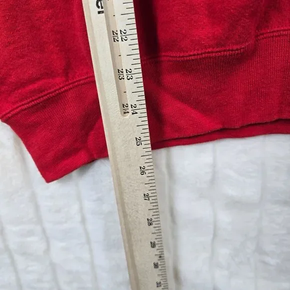 Vtg Russell Athletic Men's Red Hillside School Sweatshirt Made In USA Size M - Picture 7 of 9